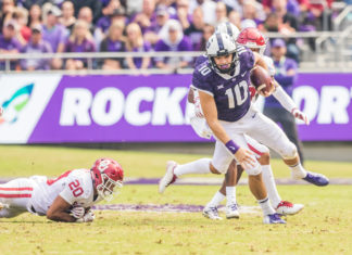 New quarterback, same outcome: Football falls to No. 9 Oklahoma, 52-27
